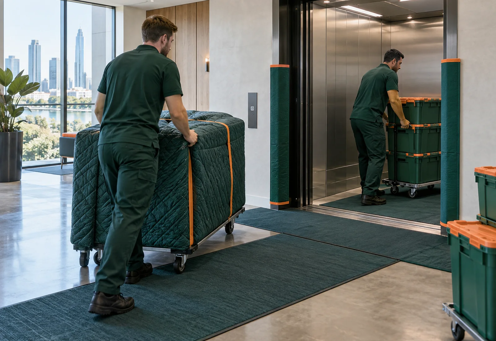 Apartment removalists Melbourne for lifts, loading bays and strata access