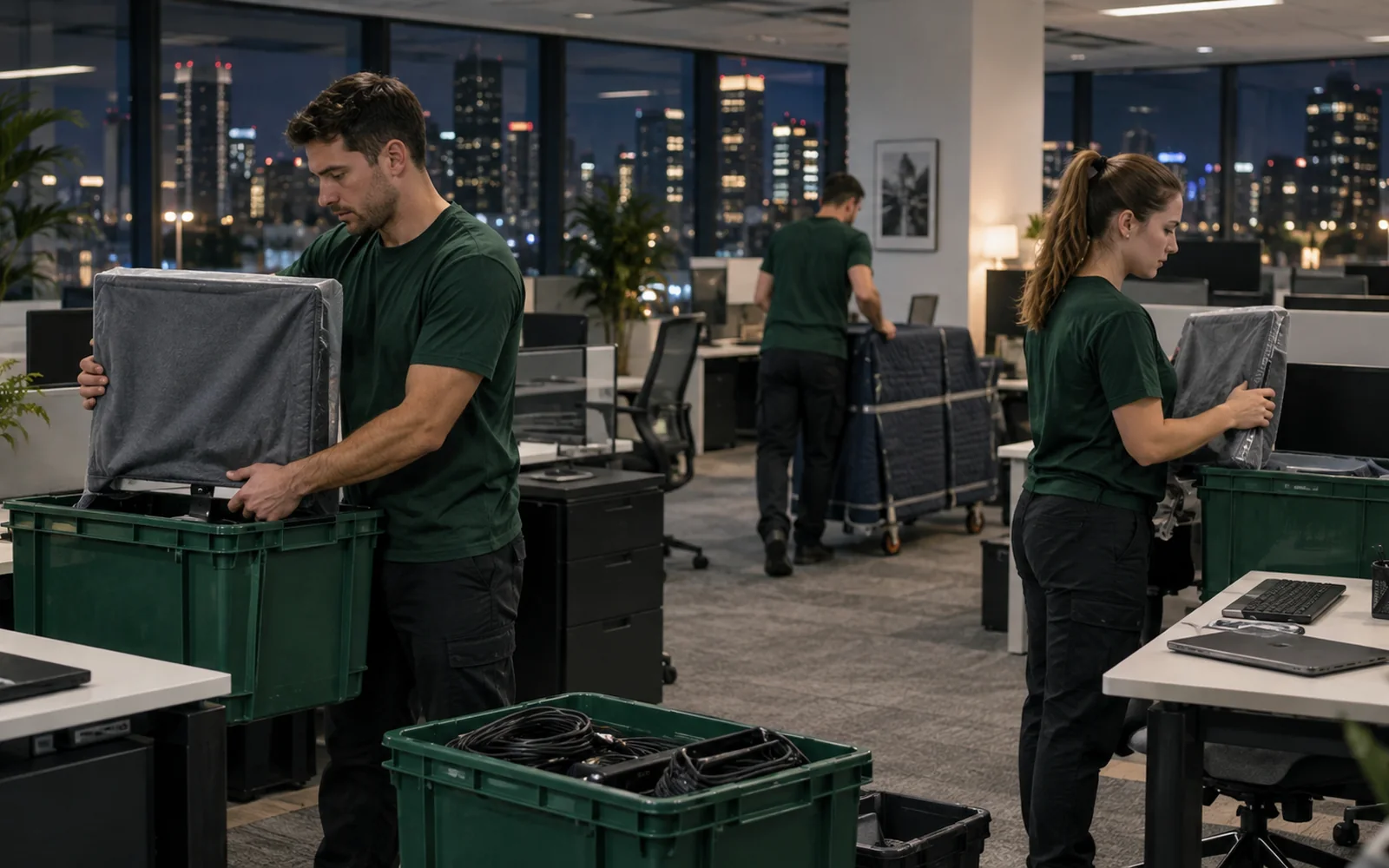 Office removalists Melbourne for sequenced business relocation