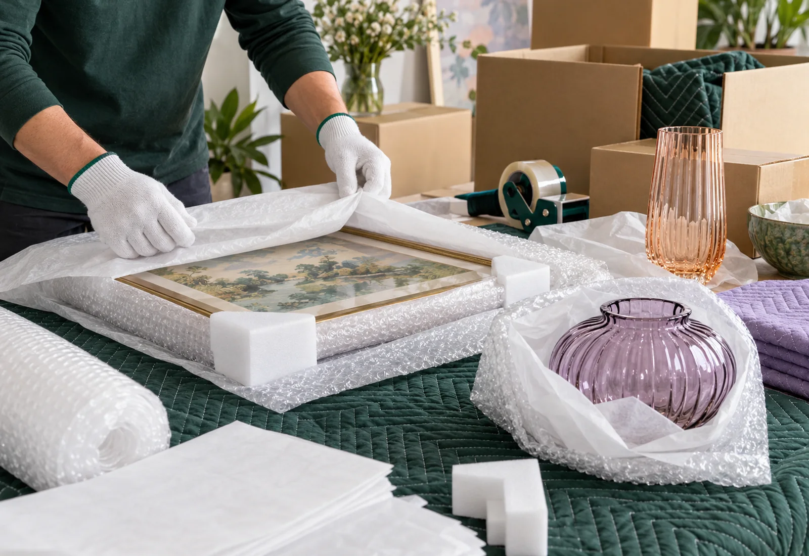 Removalist packing plan Melbourne for materials and labour scope